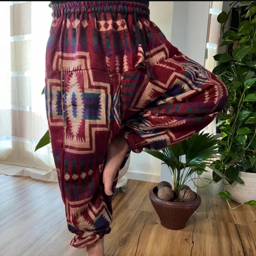 Ark Imports 100% Wool Harem Pants One Size